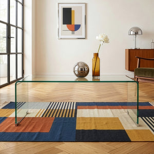 Table basse Väsas verre 90 x 45 x 35 cm [en.casa]