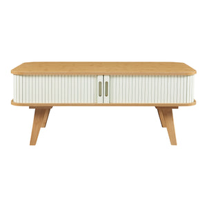 Table basse Tysvær bambou 100 x 50 x 40 cm [en.casa]