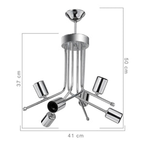 Plafonnier Halesowen en métal 50 cm 6 x E27 [lux.pro]