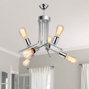 Plafonnier Halesowen en métal 50 cm 6 x E27 [lux.pro]