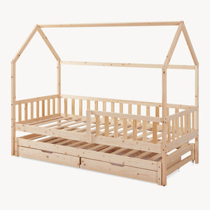 Lit d'enfant double extensible Aarghonmaa 90 x 200 cm [en.casa]