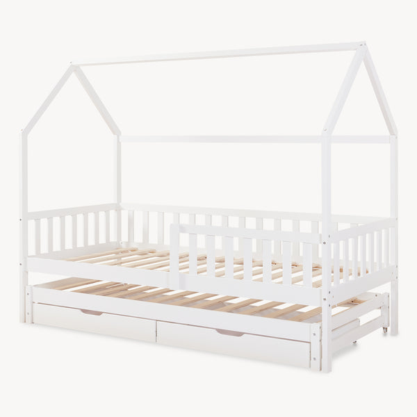 Lit d'enfant double extensible Aarghonmaa 90 x 200 cm [en.casa]