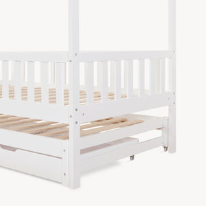 Lit d'enfant double extensible Aarghonmaa 90 x 200 cm [en.casa]