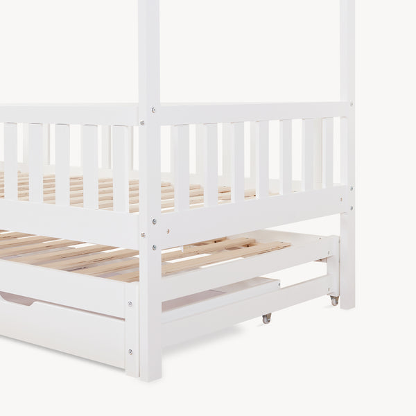 Lit d'enfant double extensible Aarghonmaa 90 x 200 cm [en.casa]