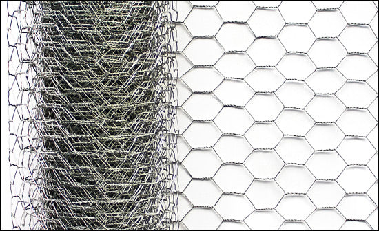 Fil métallique grillagé Volière à mailles hexagonales - 50cm x 10m - galvanisé Fil de fer [pro.tec]