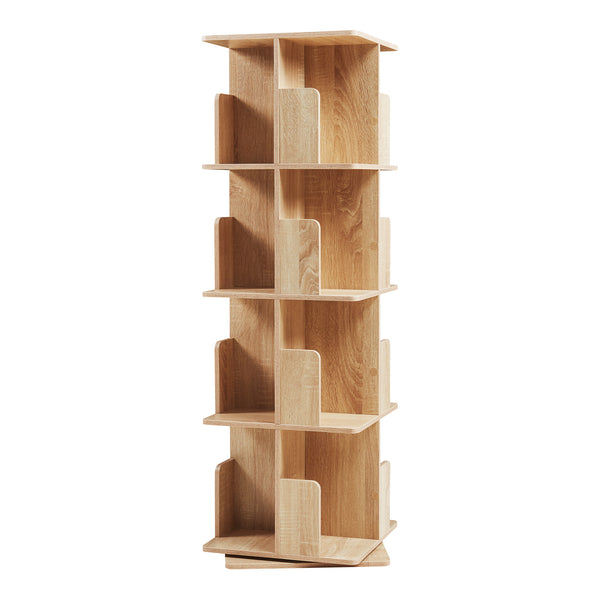 Étagère à livres pivotante Talöpintaa 129 x 40 x 40 cm [en.casa]