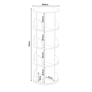 Bibliothèque tournante Chasek [en.casa]