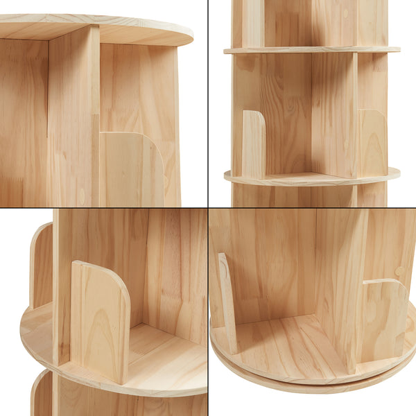 Bibliothèque tournante Chasek [en.casa]