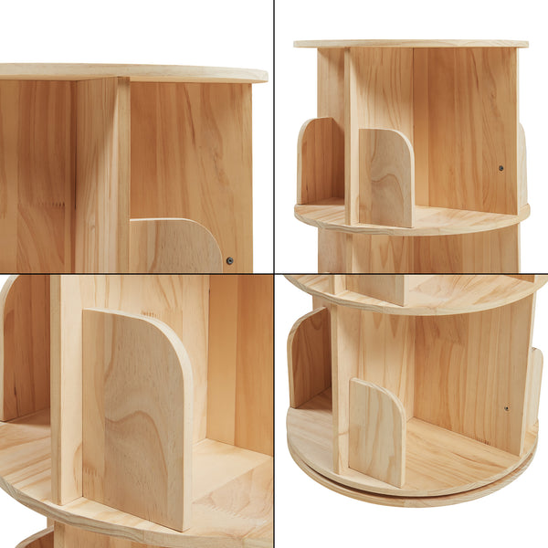 Bibliothèque tournante Chasek [en.casa]