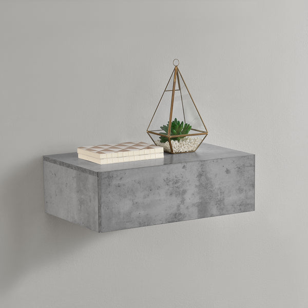Étagère murale Oslo avec tiroir 46x30x15cm différentes couleurs [en.casa]