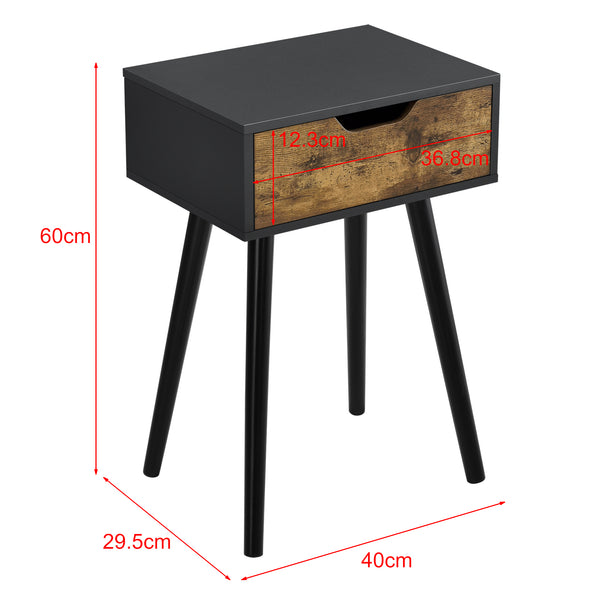 Table d'appoint Östersund 60x40x30 cm [en.casa]