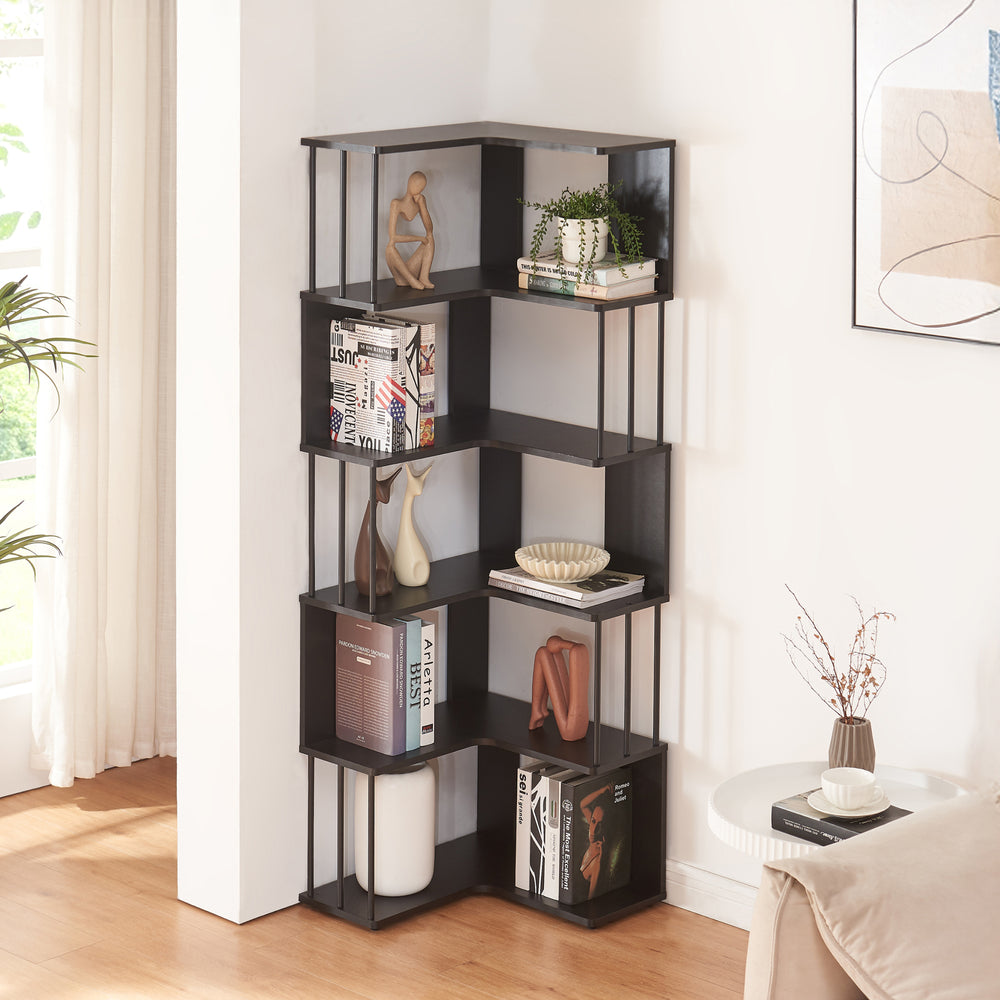 Étagère d’angle Afrel 160 x 54 x 54 cm  [en.casa]