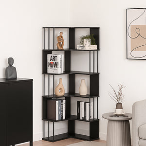 Étagère d'angle Afrel 160x54x54 cm [en.casa]