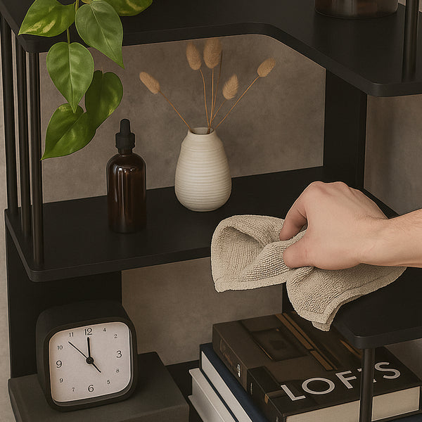 Étagère d'angle Afrel 160x54x54 cm [en.casa]