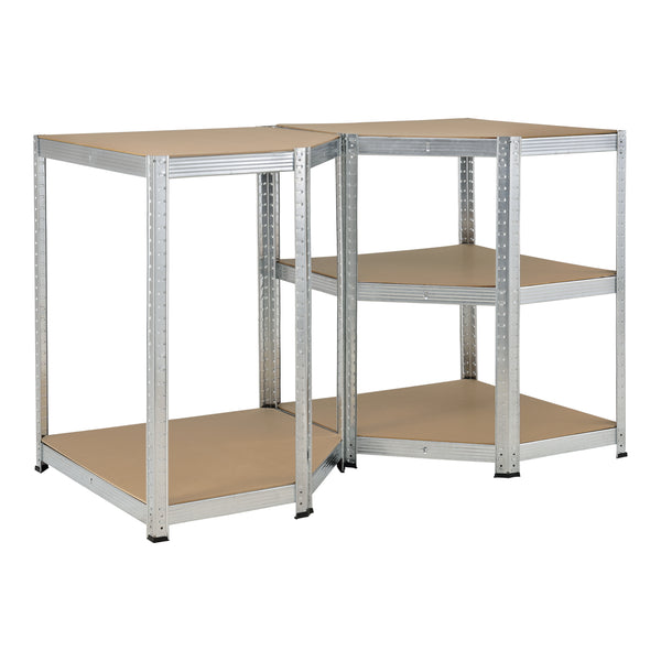 Système de Rangement à 5 Niveaux Birthälm Plusieurs tailles Argenté [pro.tec]