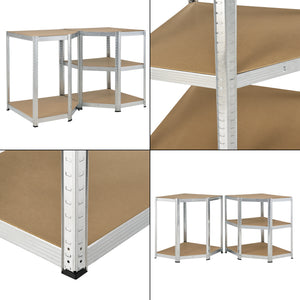Système de Rangement à 5 Niveaux Birthälm Plusieurs tailles Argenté [pro.tec]