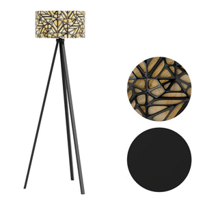 Lampadaire trépied  Royal TunbridgeWells hauteur 140 cm E27 lux.pro