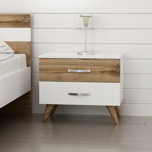 Table de chevet Allerød 51x60x37cm en différentes couleurs [en.casa]