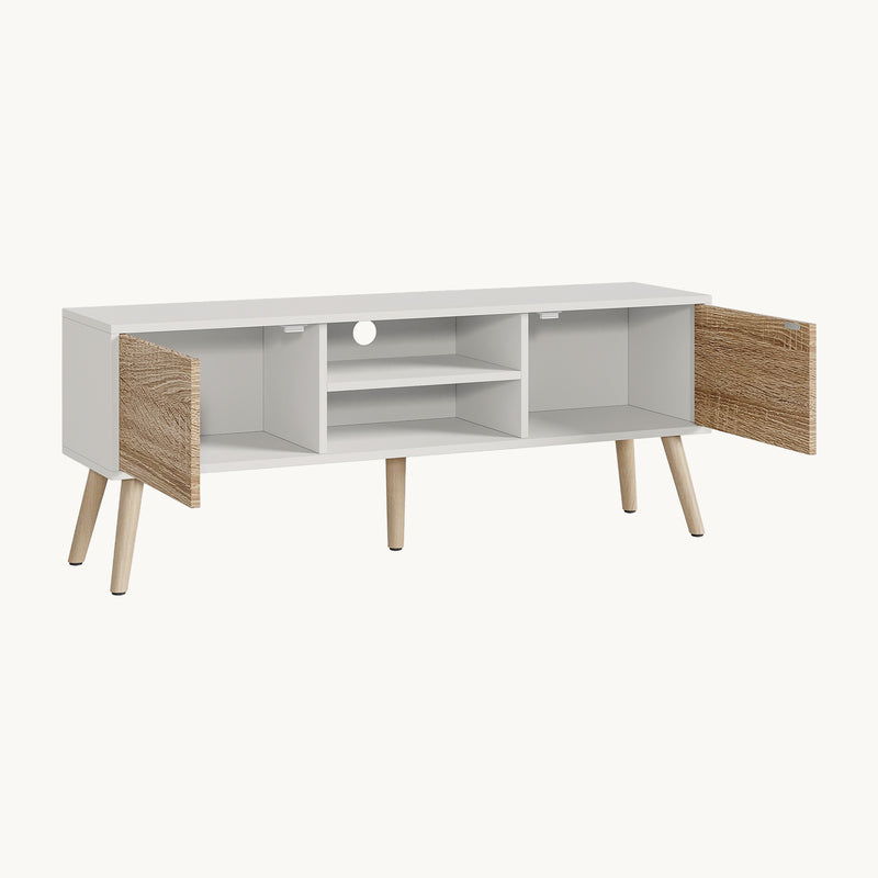 Croquis coté Meuble TV Eskilstuna 120 x 30 x 47 cm Plusieurs couleurs [en.casa]