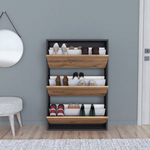 Armoire à chaussures Aurskog 110x73,5x24cm différentes couleurs [en.casa]