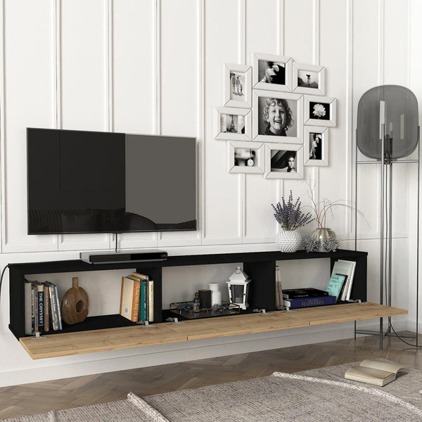 Meuble TV Vihti 180 x 31 x 29,5 cm [en.casa]
