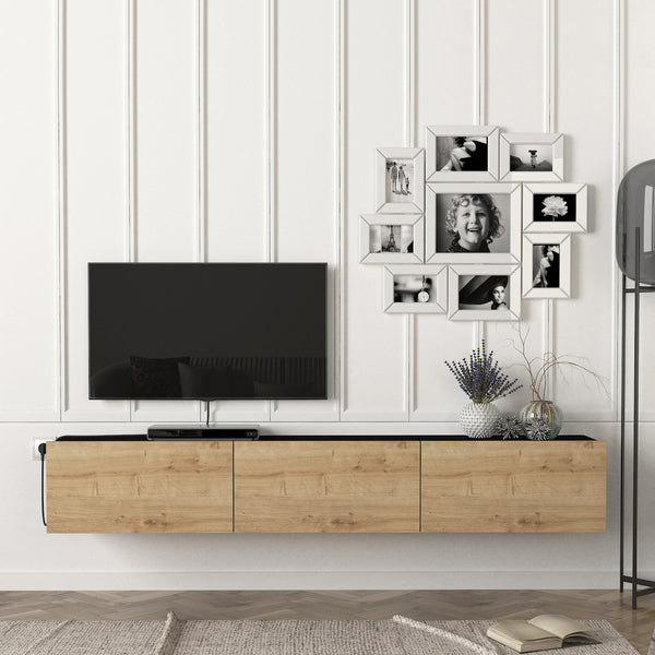 Meuble TV Vihti 180 x 31 x 29,5 cm [en.casa]