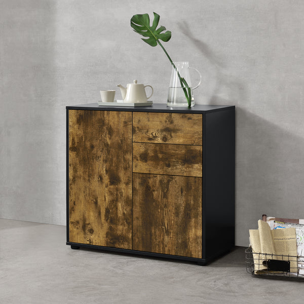 Buffet bas Paarl 74x79x36 cm en différentes couleurs [en.casa]