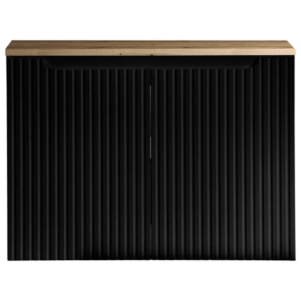 Meuble sous-lavabo Skelbolu avec portes [en.casa]