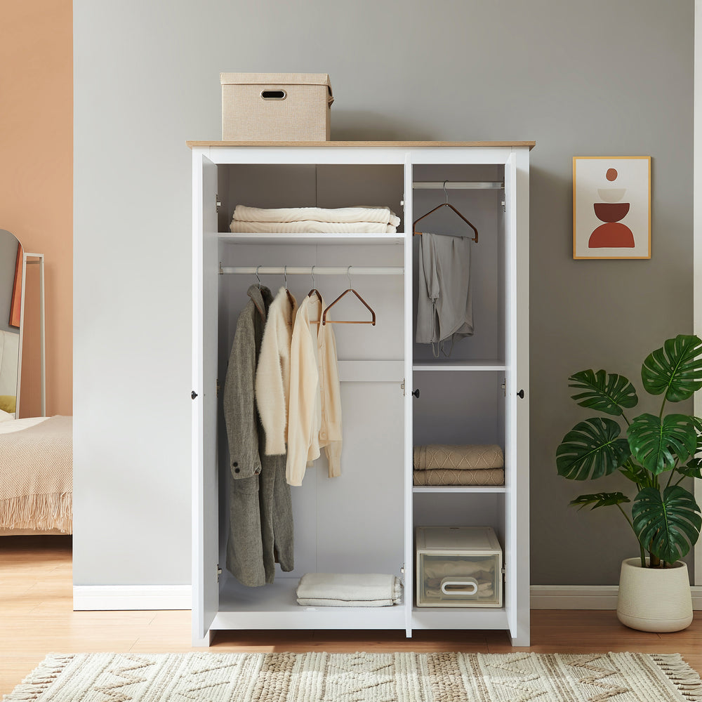 Armoire de chambre Vasand 175 x 120 x 52 cm [en.casa]