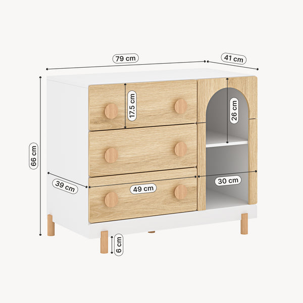 Commode enfant Vaarentaa [en.casa]