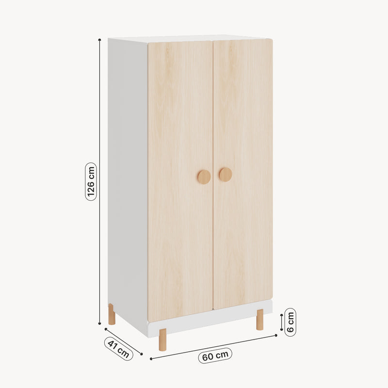 Croquis coté Armoire enfant Vaarentaa [en.casa]