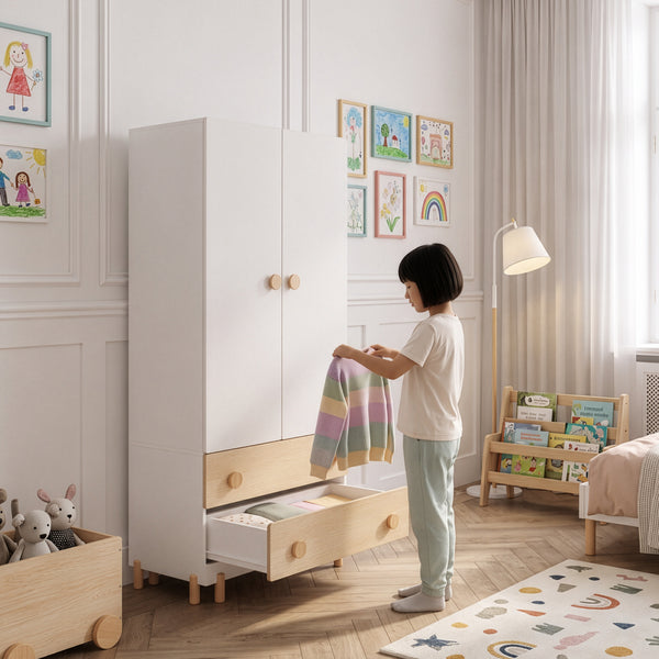 Armoire enfant Vaarentaa [en.casa]