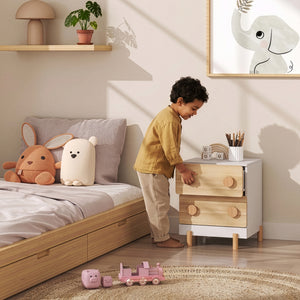 Table de chevet pour enfants Vaarentaa [en.casa]