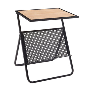 Table d'appoint avec rangement pour journaux Jäller [en.casa]
