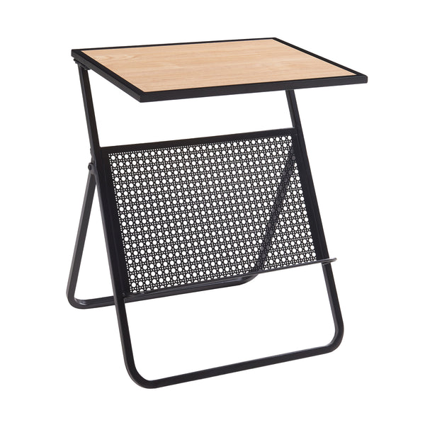 Table d'appoint avec rangement pour journaux Jäller [en.casa]