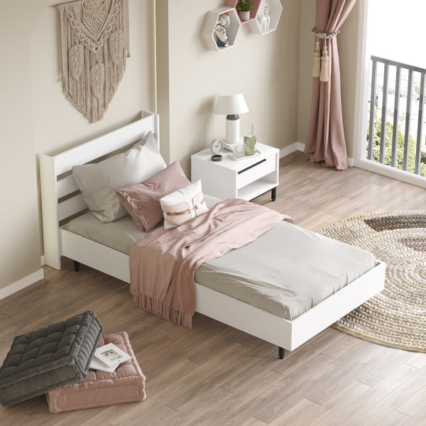 Lit simple Vesanto 100x200 cm [en.casa]