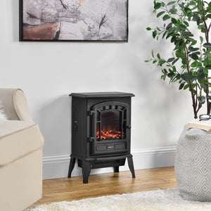 Cheminée Électrique avec Thermostat Température 1000-2000 W [casa.pro]