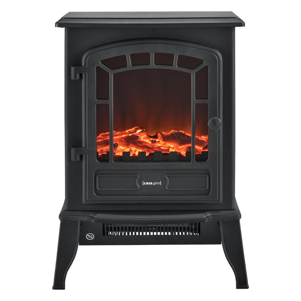 Cheminée Électrique avec Thermostat Température 1000-2000 W [casa.pro]