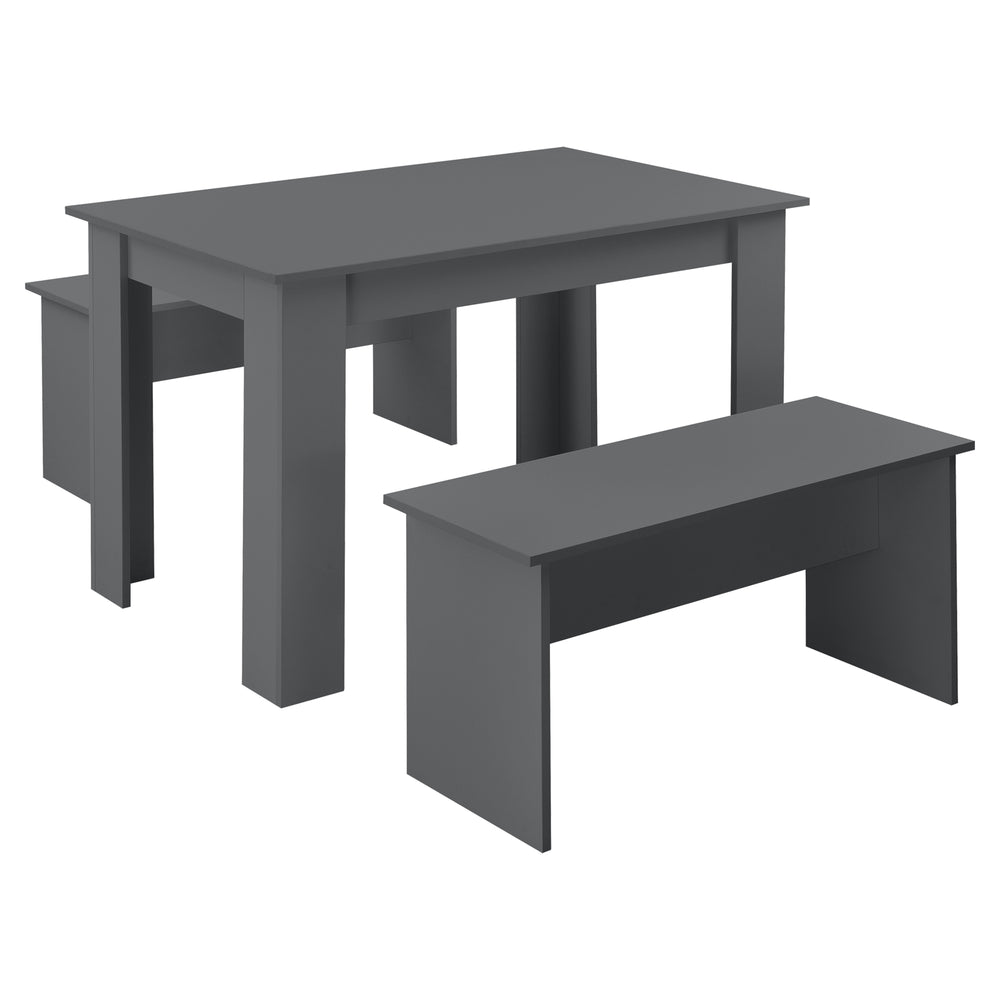 Ensemble table et banc 110x70 cm en différentes couleurs en.casa - premiumXL