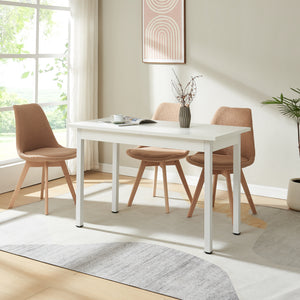 Table à manger Den Haag 120x60 cm en différentes couleurs [en.casa] - premiumXL