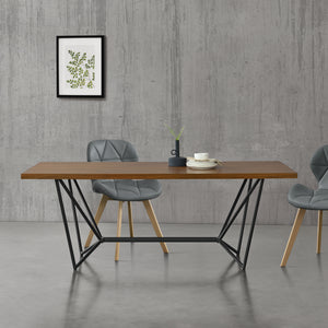 Table à manger Sigtuna 200x100x76cm différentes couleurs en.casa