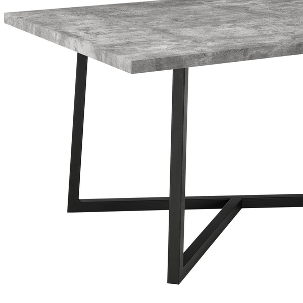 Table à manger Sjöbo 200x100x76cm différentes couleurs en.casa