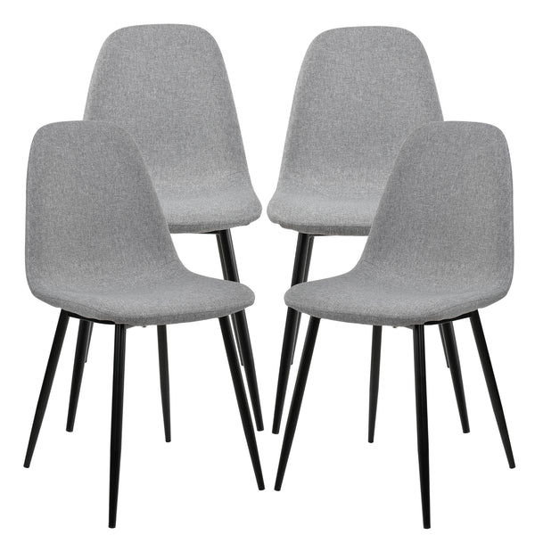 Meuble de salle à manger Vihti 120cm x 70cm x 75cm Gris Effet Bois [en.casa]