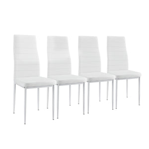 [en.casa] Table à manger +4 chaises 120x60cm