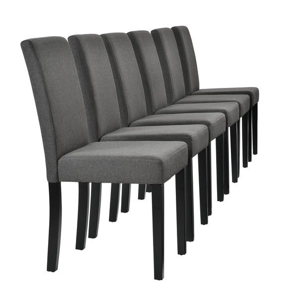 Table de salle à manger avec 6 chaises Kramfors couleurs différentes [en.casa] 