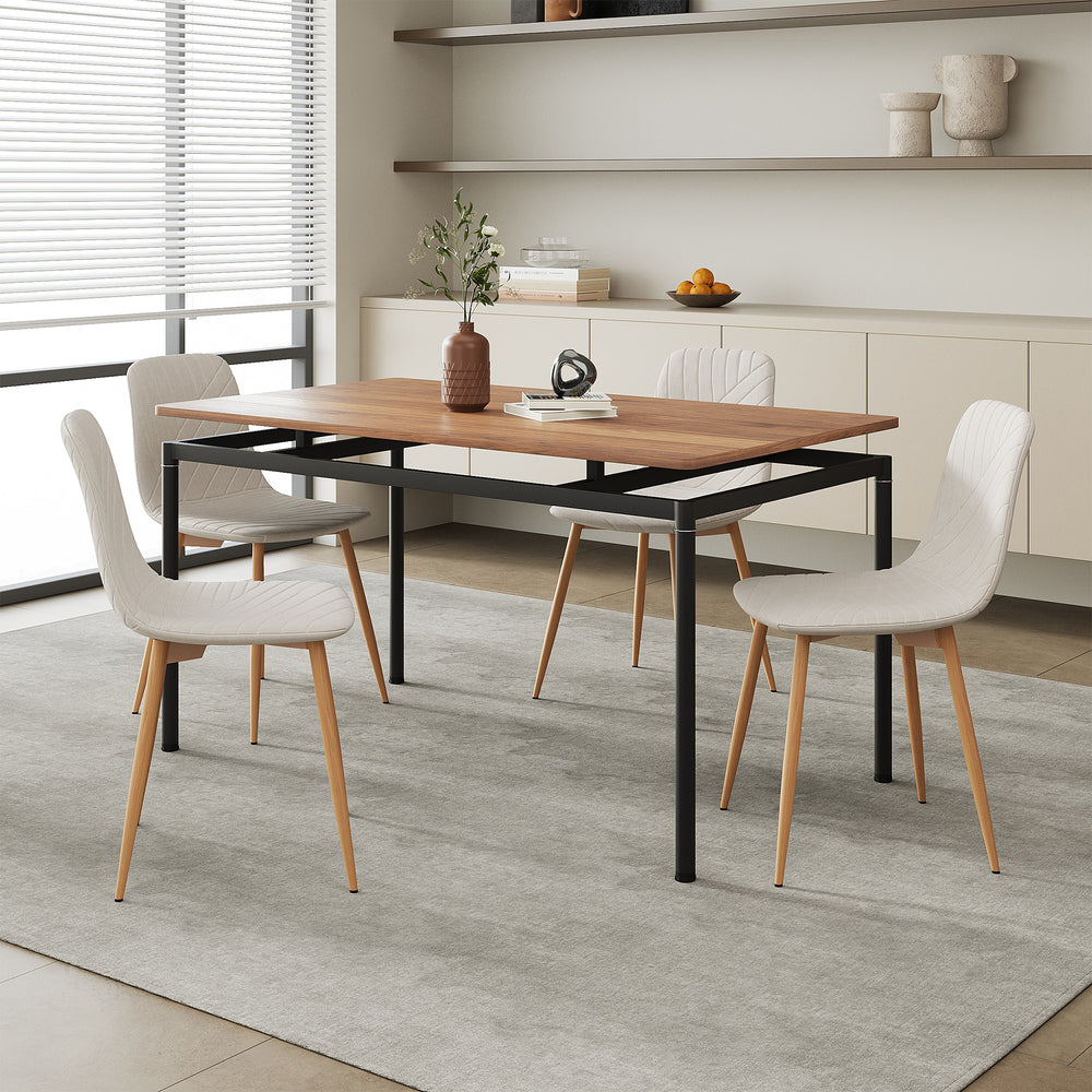 Ensemble de salle à manger Hemnes pour 4 personnes [en.casa] 