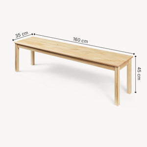 Banc de salle à manger Trerunulu [en.casa]
