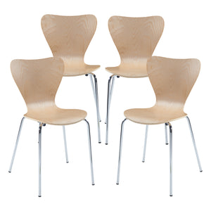 Lot de 4 chaises de salle à manger Essunga [en.casa]