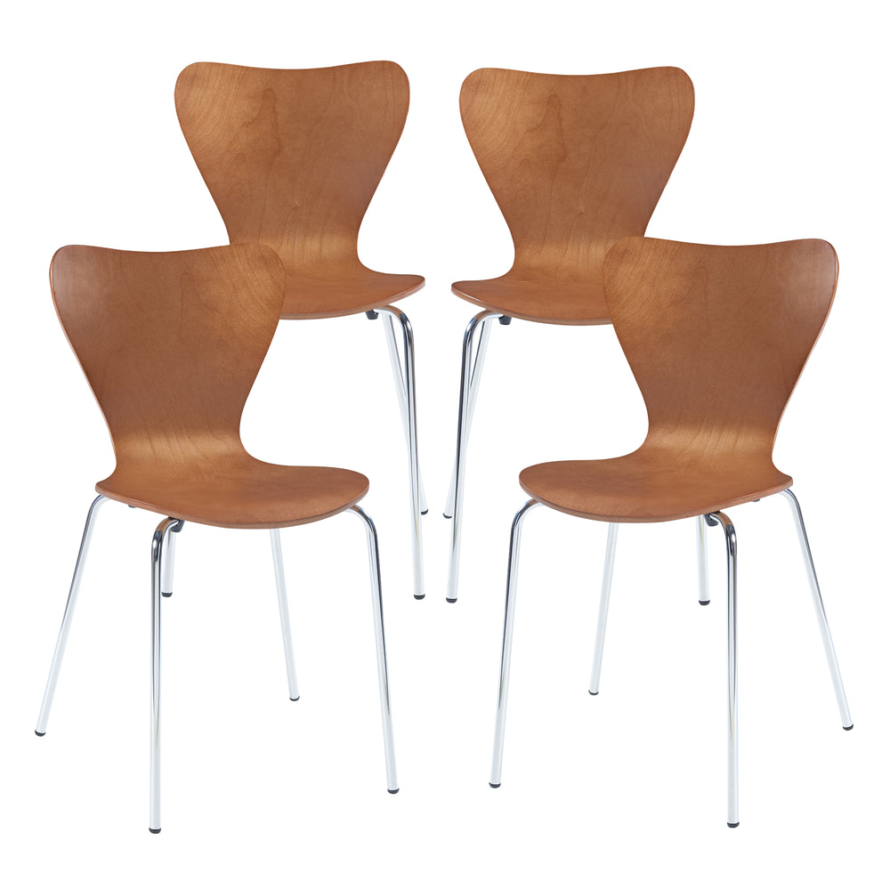 Lot de 4 chaises de salle à manger Essunga [en.casa]