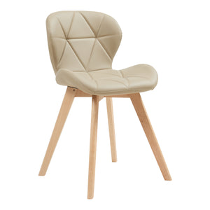 Chaise de salle à manger Älmhult lot de 2 78x47x52 cm simili cuir différentes couleurs [en.casa]